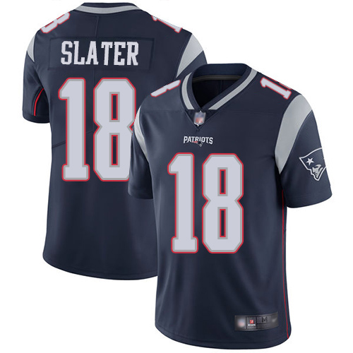 New England Patriots Football 18 Vapor Limited Navy Blue Men Matthew Slater Home NFL Jersey